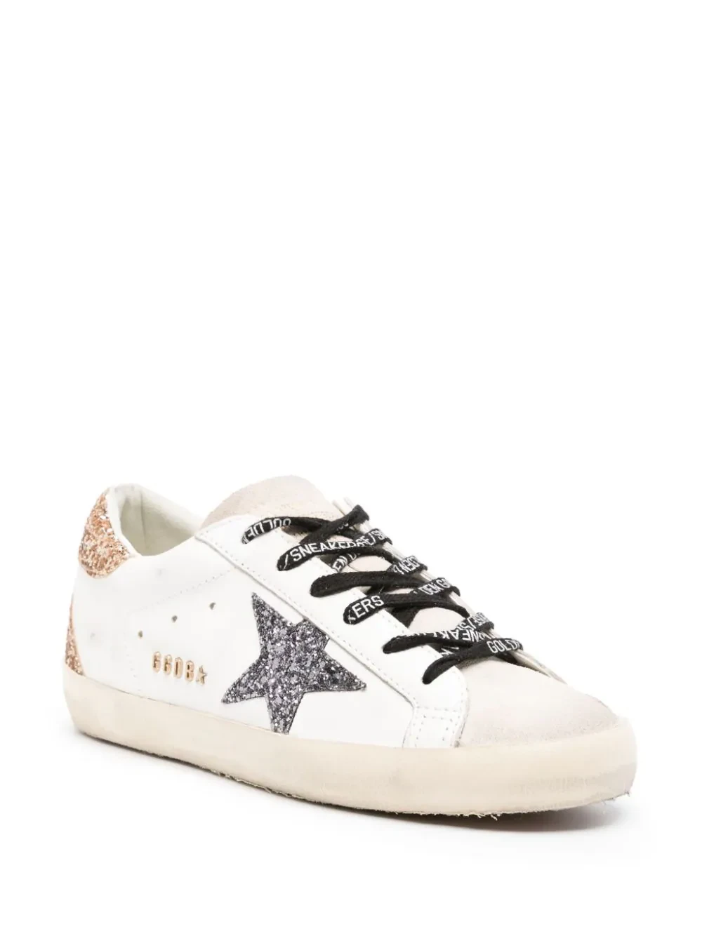 Golden Goose Super-Star Glittered Sneakers