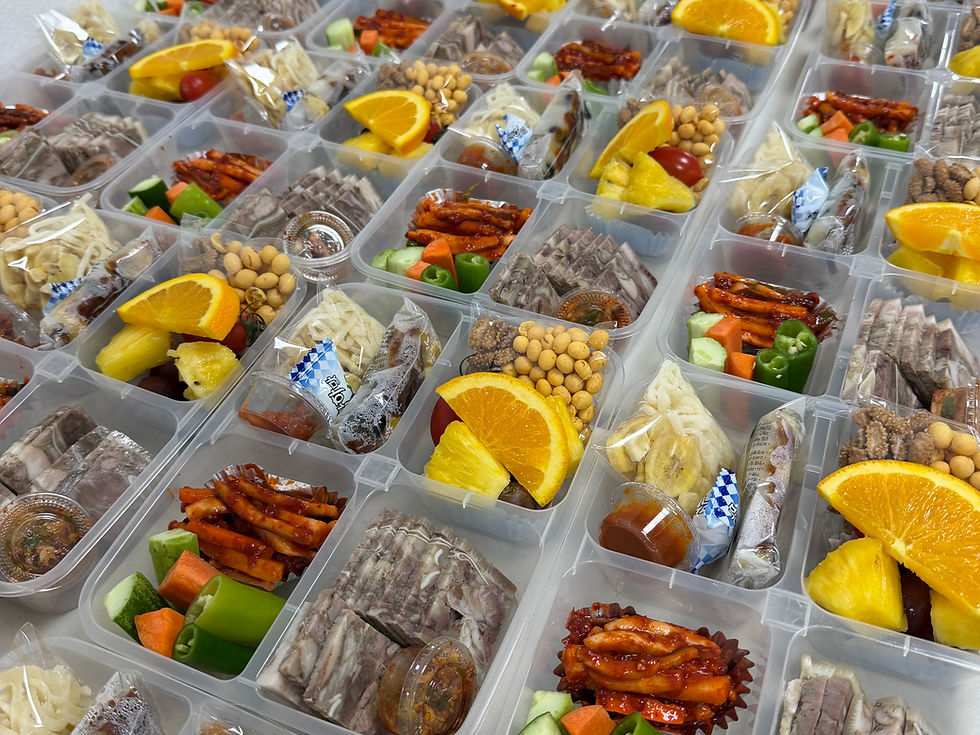 서울 강남 청담동 더채플앳청담 하객도시락 하객안주도시락 - 도시락키친