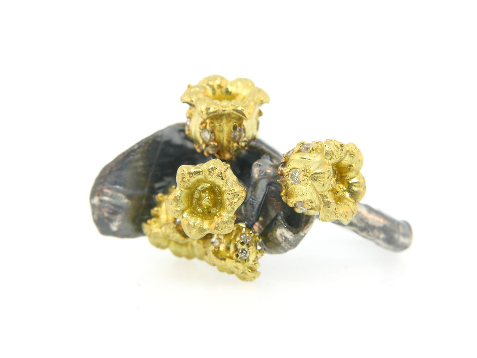 Thumbnail: Lily of the Valley Flower Ring