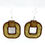Thumbnail: Square Inlay Earrings (2 colors)