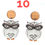 Thumbnail: Wise Owl Earrings Post Top (Choose Color)