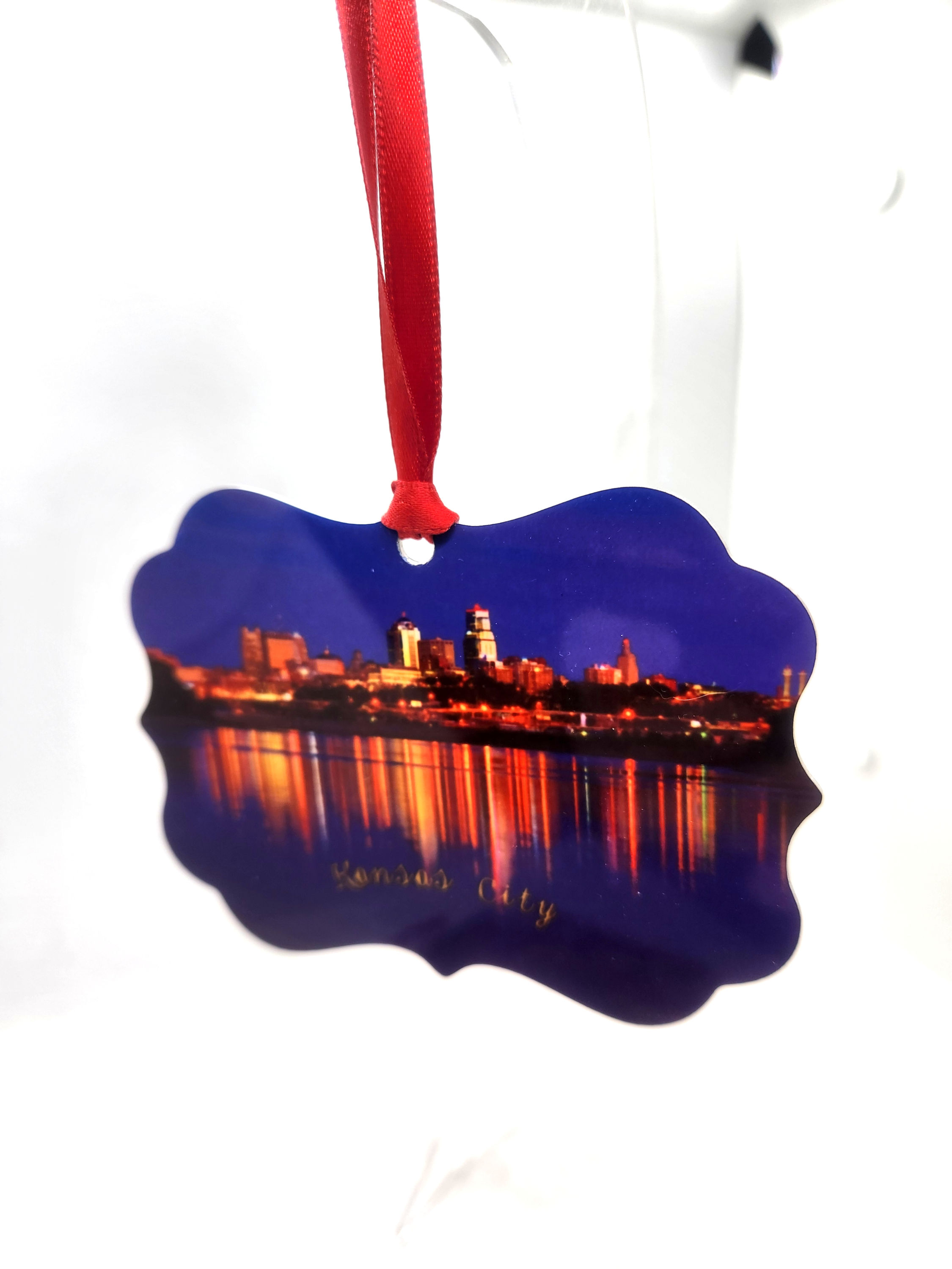 Double Sided Metal KC Ornament