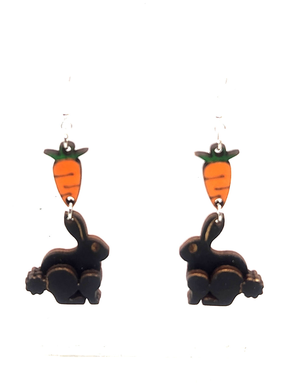 Thumbnail: Bunny & Carrot Earrings (5 colors)