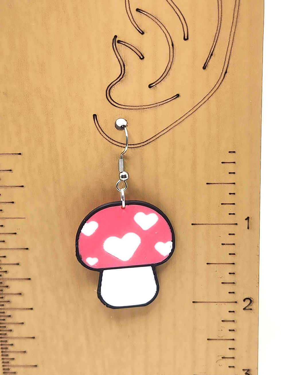 Thumbnail: Valentine Mushroom Earrings - Choose Color