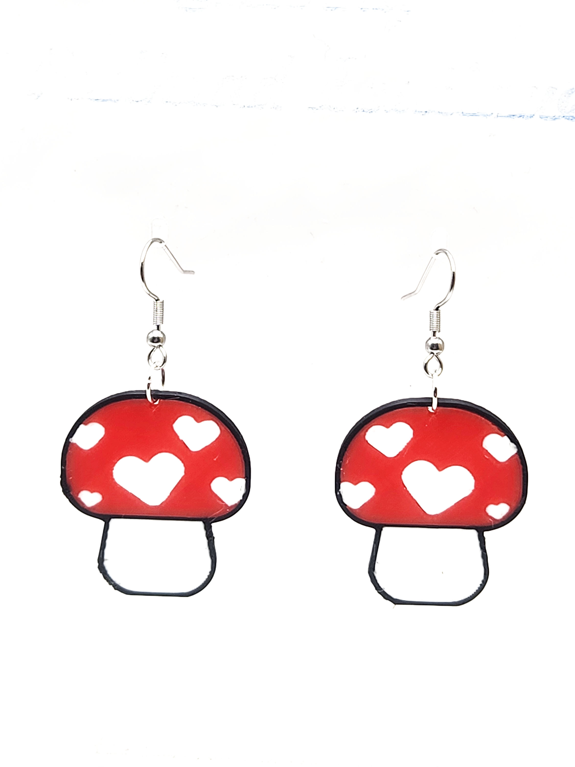 Valentine Mushroom Earrings
