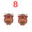 Thumbnail: Wise Owl Earrings Hook Top (Choose Color)