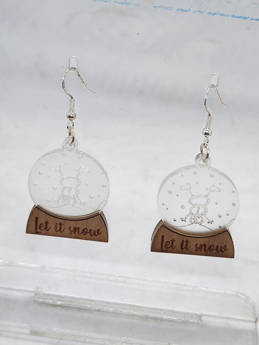 Thumbnail: Snowglobe Earrings (Various Designs)