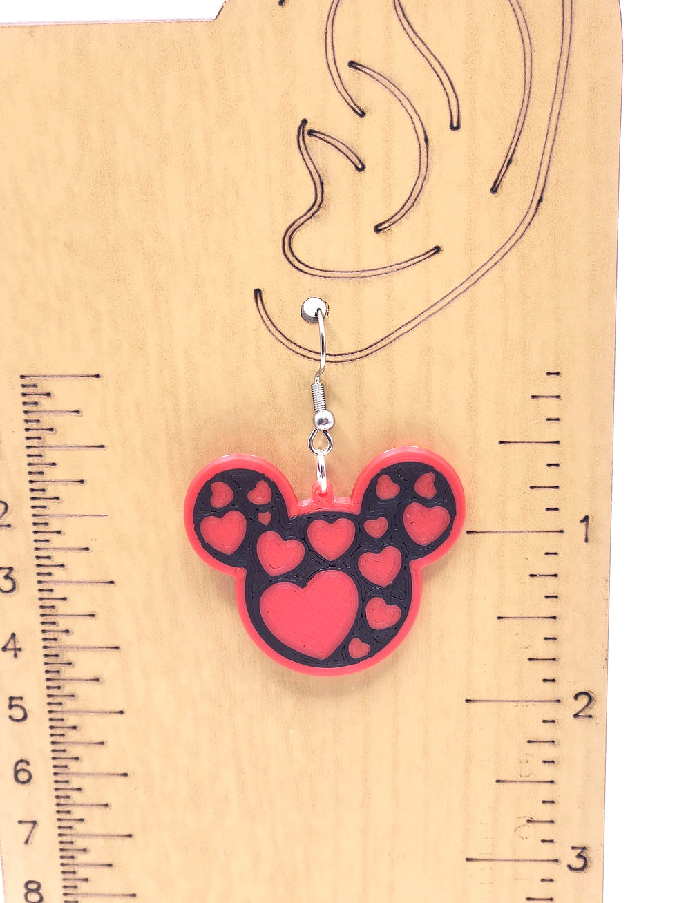Thumbnail: Mouse Heads With Hearts- 2 Sizes & Colors