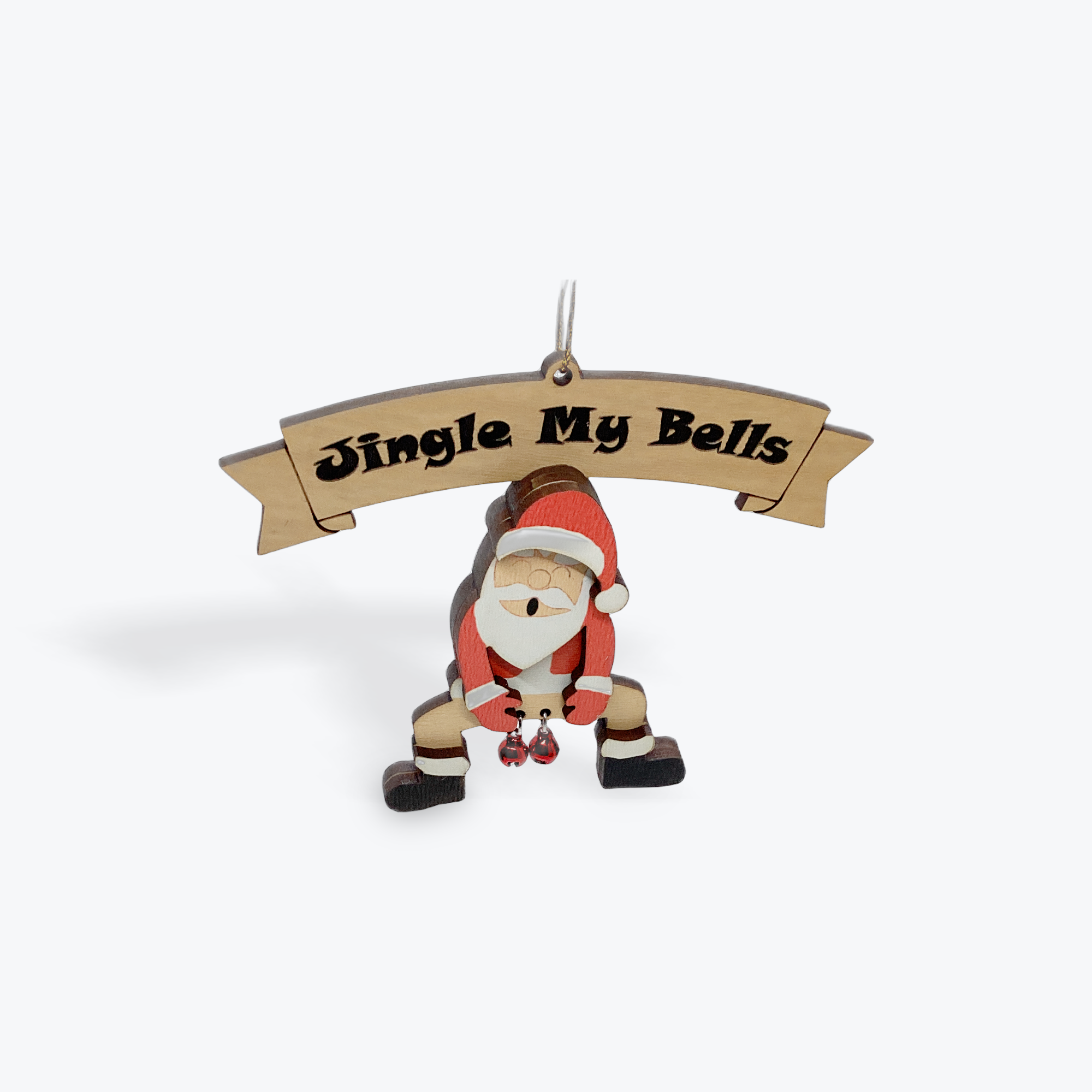 Santa Jingle Bells Sublimated