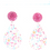 Thumbnail: Easter Pattern Teardrops (Choose Hardware)