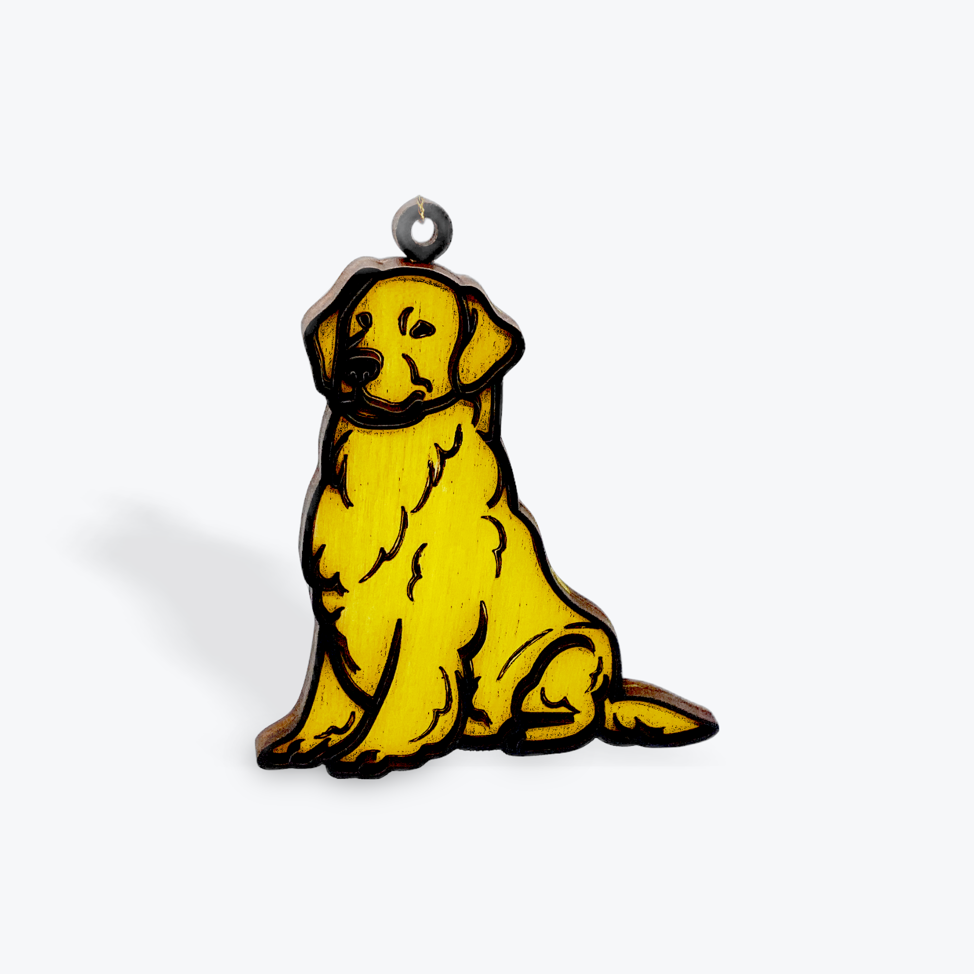 Lab Ornament (Yellow, Black, Brown)