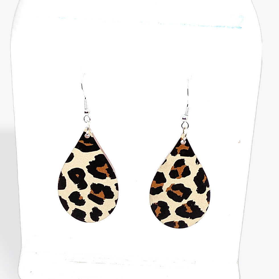 Thumbnail: Animal Print Earrings (Various)
