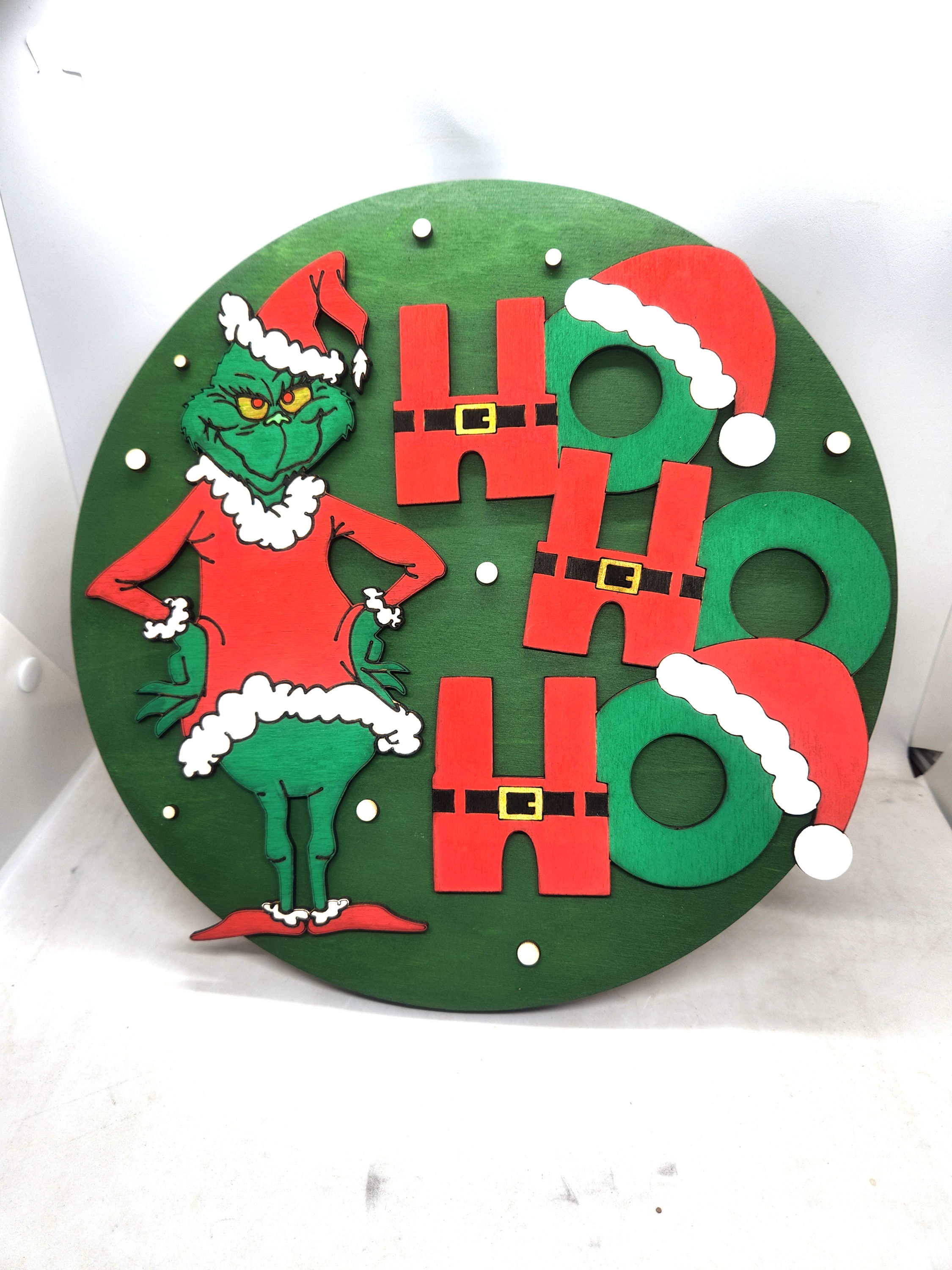 12 Inch Ho Ho Ho Round