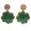 Thumbnail: Glitter Shamrock Post Earrings