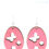 Thumbnail: Egg Shape Earrings with Cut Outs (Choose Color)
