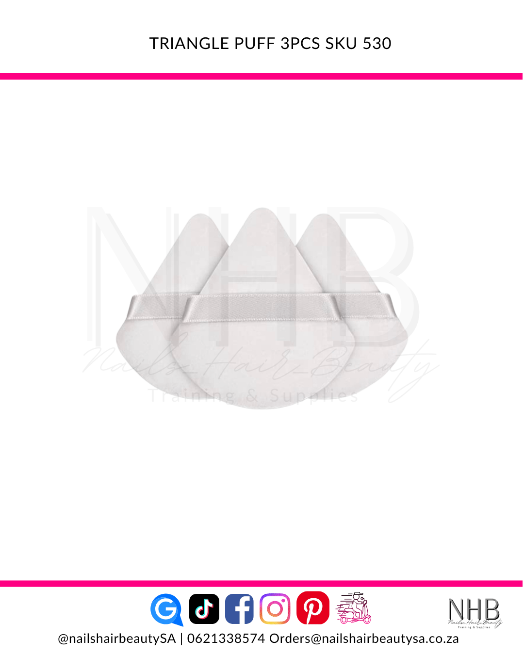 Triangle Puff 3pcs