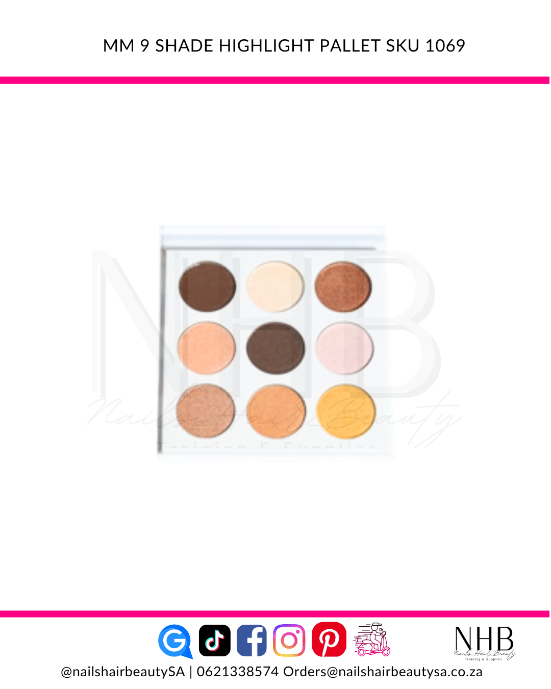 MM 9 shade Highlight pallet