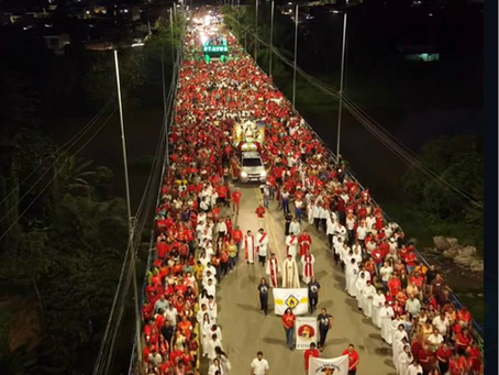 Procissão em homenagem a São Lourenço Mártir, padroeiro de São Lourenço da Mata 2026