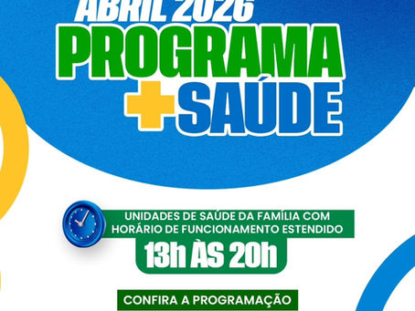 PROGRAMA MAIS SAÚDE