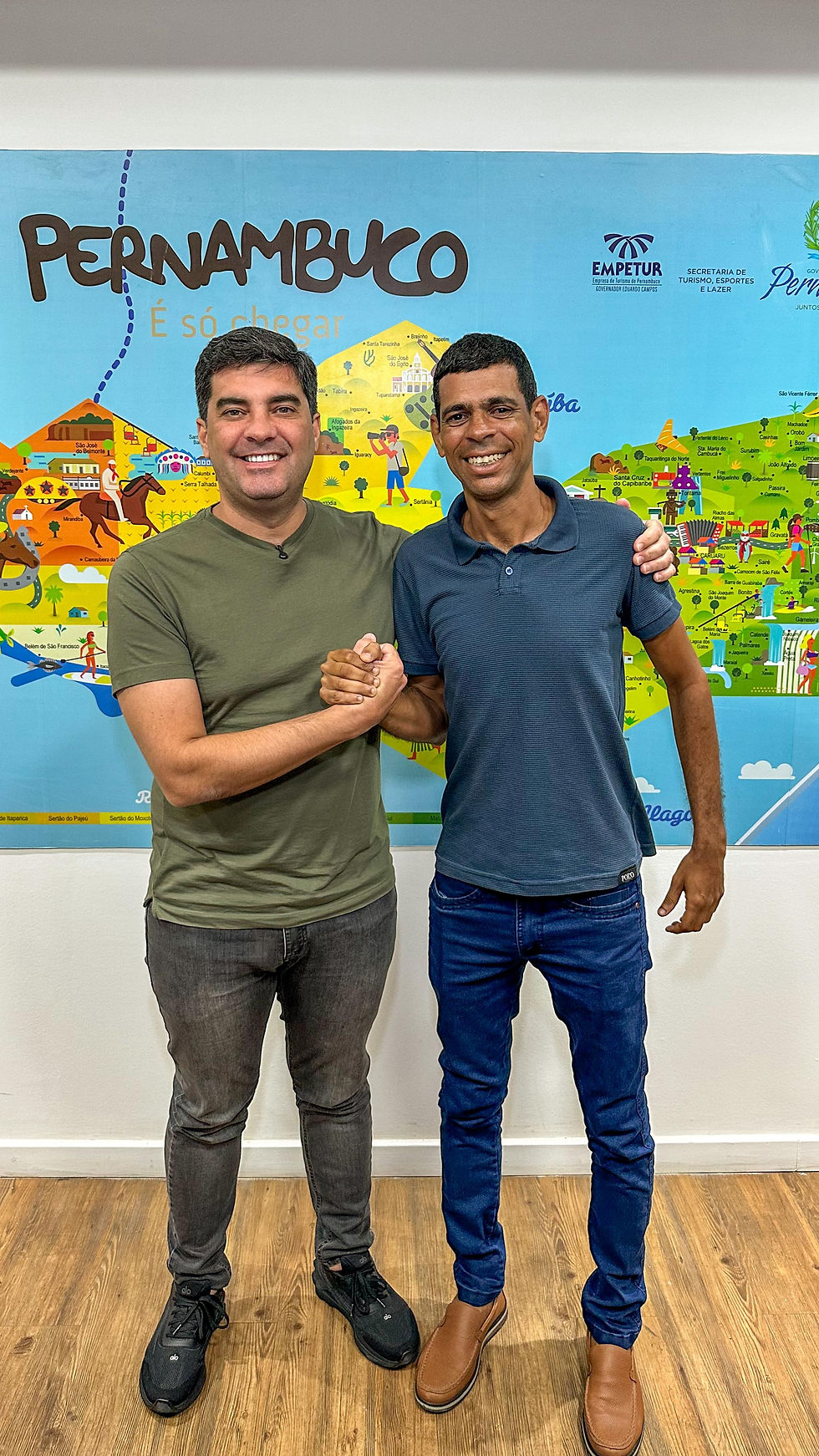 Sérgio Costa tem encontro com o secretário de turismo e lazer de Pernambuco e deputado estadual Kaio maniçoba