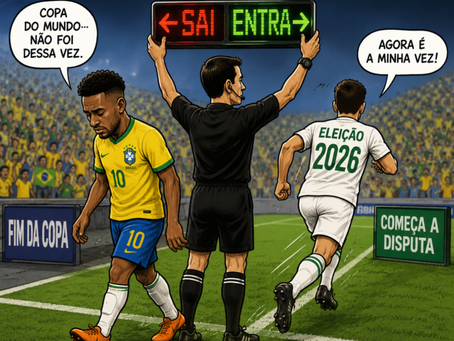 Brasil fora da copa, eleição entra em campo