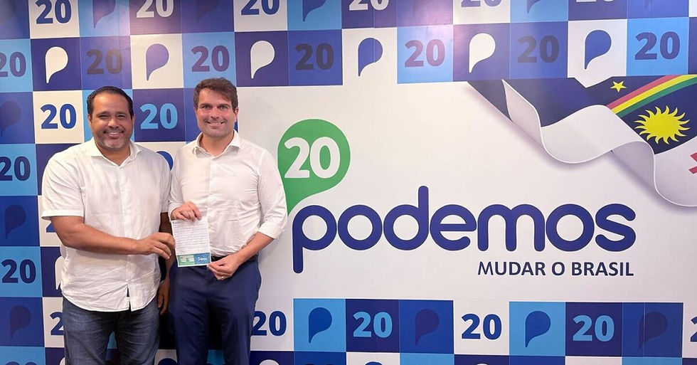 Deputado Jeferson Timóteo deixa o Progressistas e se filia ao Podemos para as eleições 2026