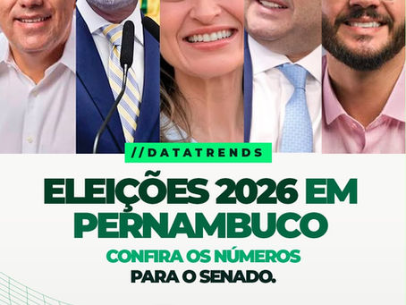 DataTrends: Marília lidera corrida pelo Senado, enquanto segunda vaga aparece embolada em Pernambuco