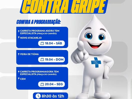 Vacinação contra a gripe chegando até você!