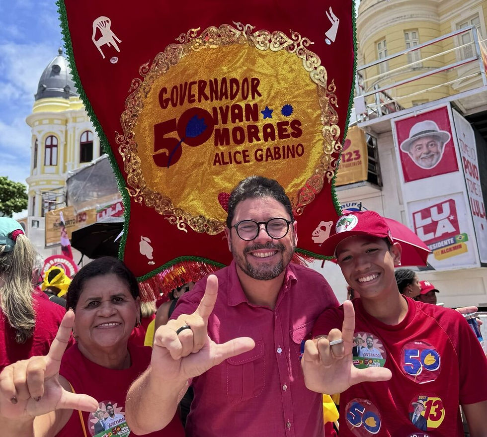 Nossa tarefa é dar 70% dos votos pra Lula”, defende Ivan Moraes em caminhada no Recife