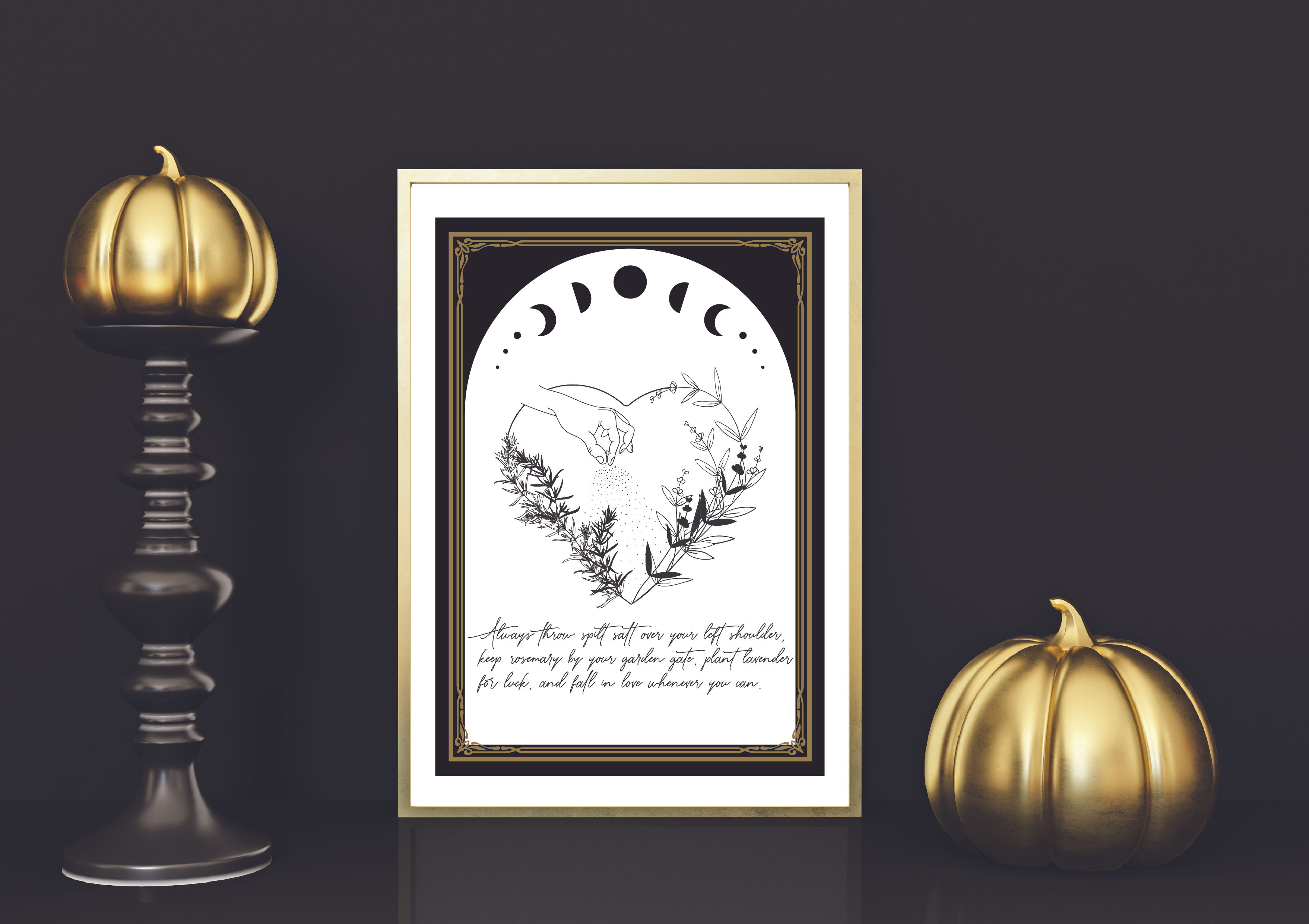 Practical magic gothic Print A4, A5, A3