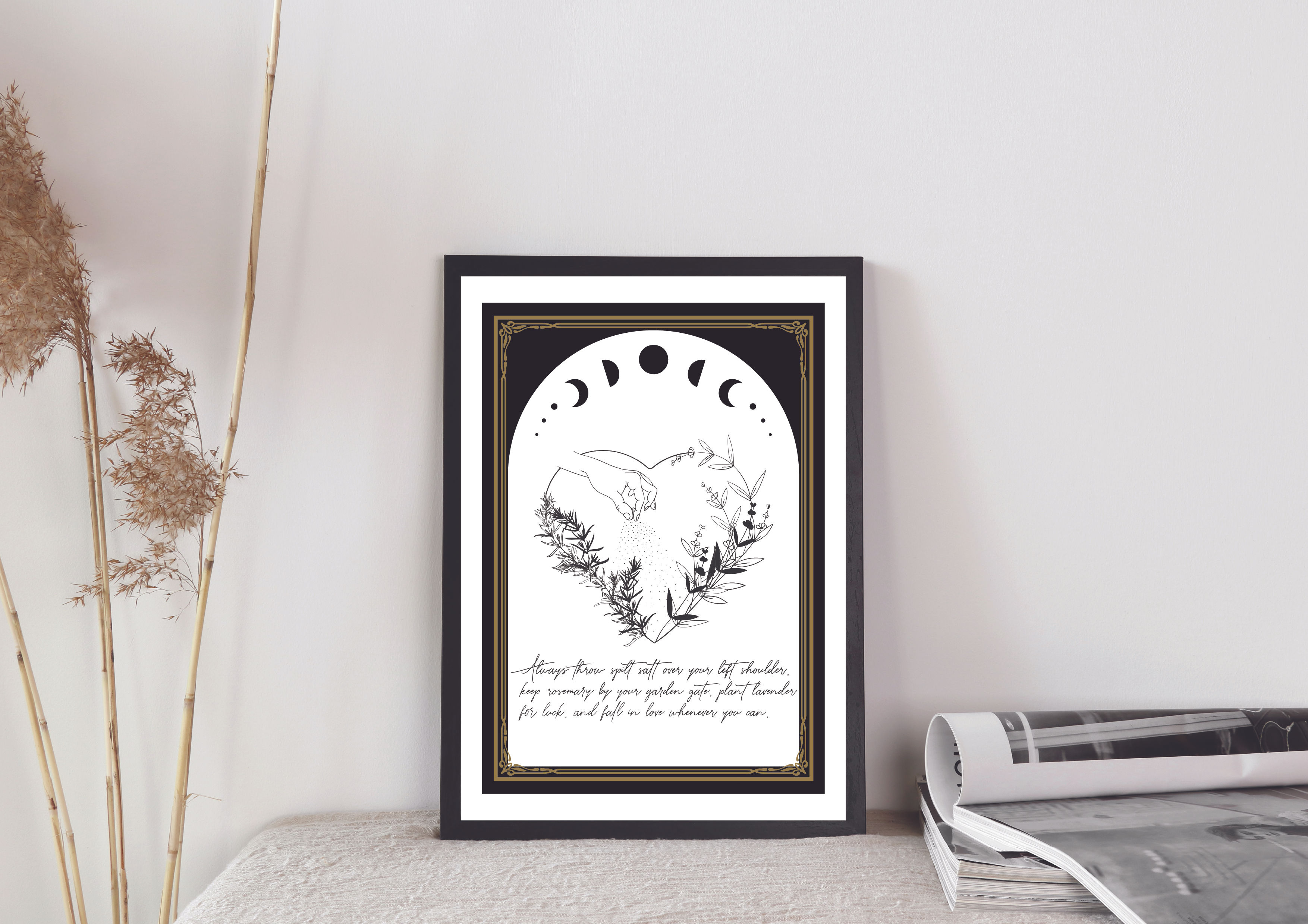 Practical magic gothic Print A4, A5, A3