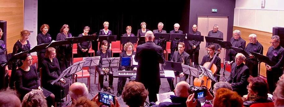 Le Choeur de FigeacVoix en concert à l'Auditorium de Figeac en 2019