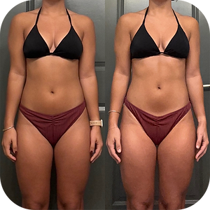 Physical fitness transformation, Caitlin J., Garrett Grill Online Fitness Coaching