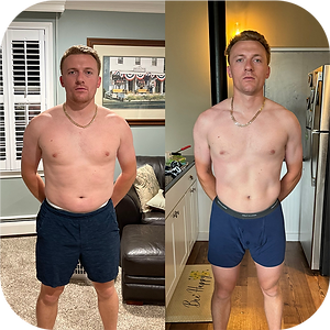 Physical fitness transformation, Nick A., Garrett Grill Online Fitness Coaching