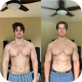Physical fitness transformation, Christian E., Garrett Grill Online Fitness Coaching