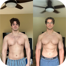 Physical fitness transformation, Christian E., Garrett Grill Online Fitness Coaching