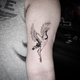 Fine Line Tattoo fine line tattoo (bird 1) 1