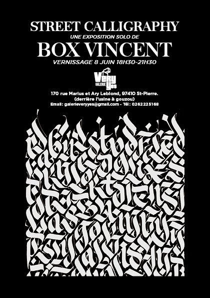 Affiche Street Calligraphy