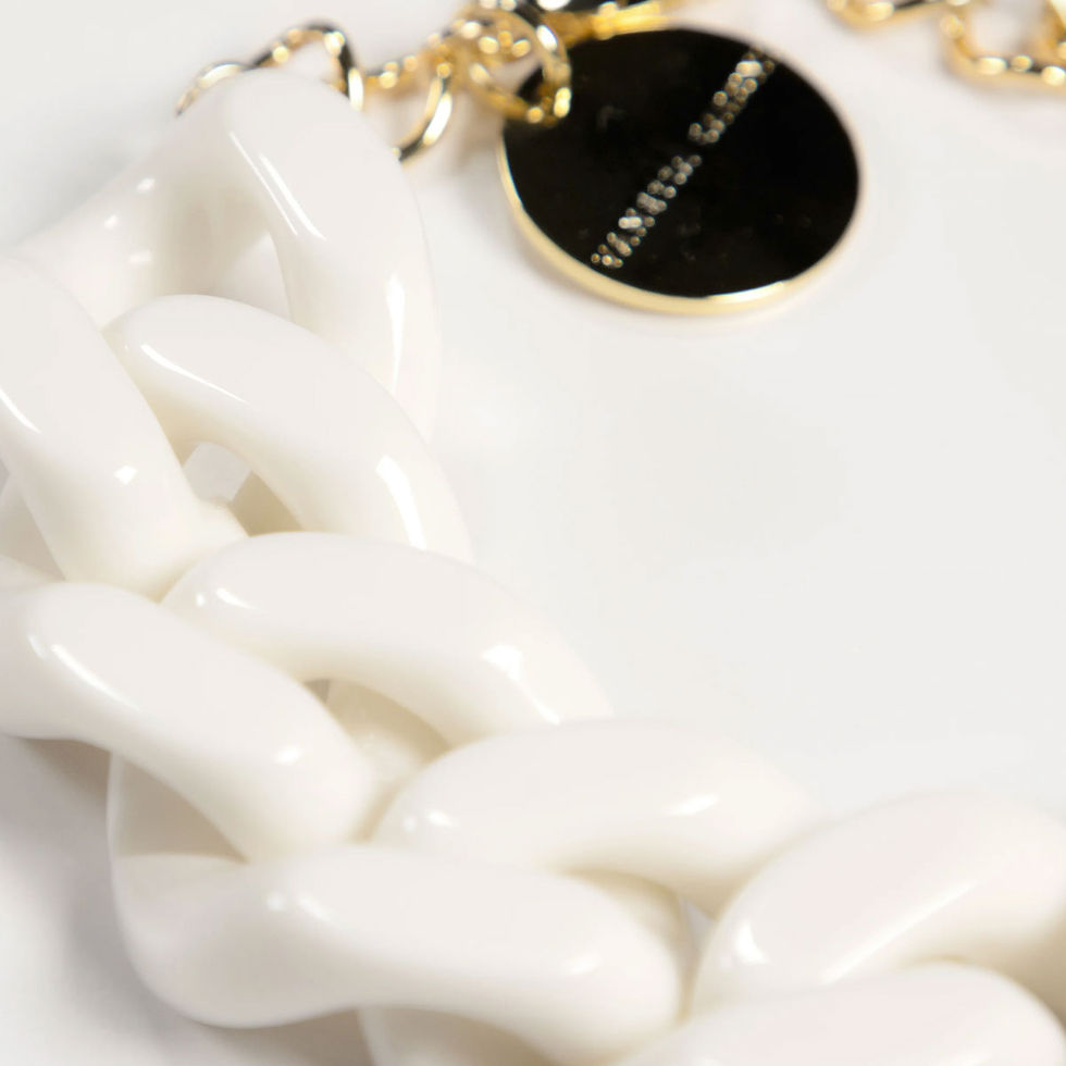 Miniature : Vanessa Baroni / Big Flat Chain Necklace