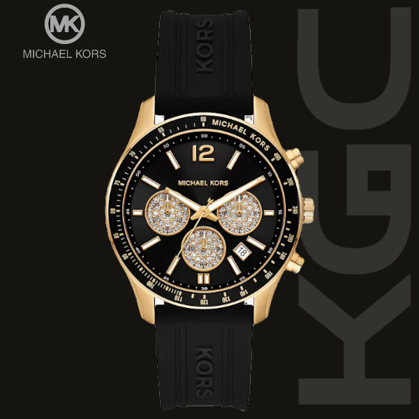 Thumbnail: Michael Kors Berkley Chronograph Silicone Strap