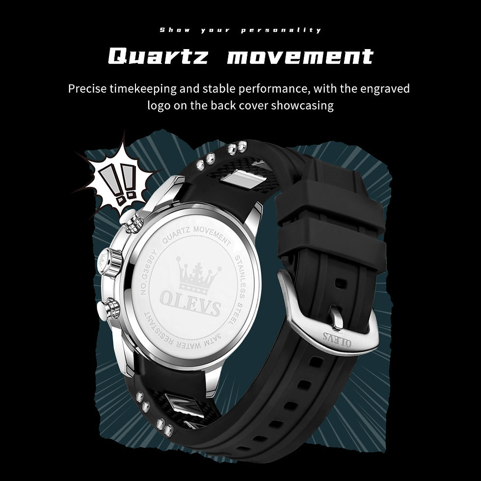 Thumbnail: OLEVS 3690 Quartz Watch