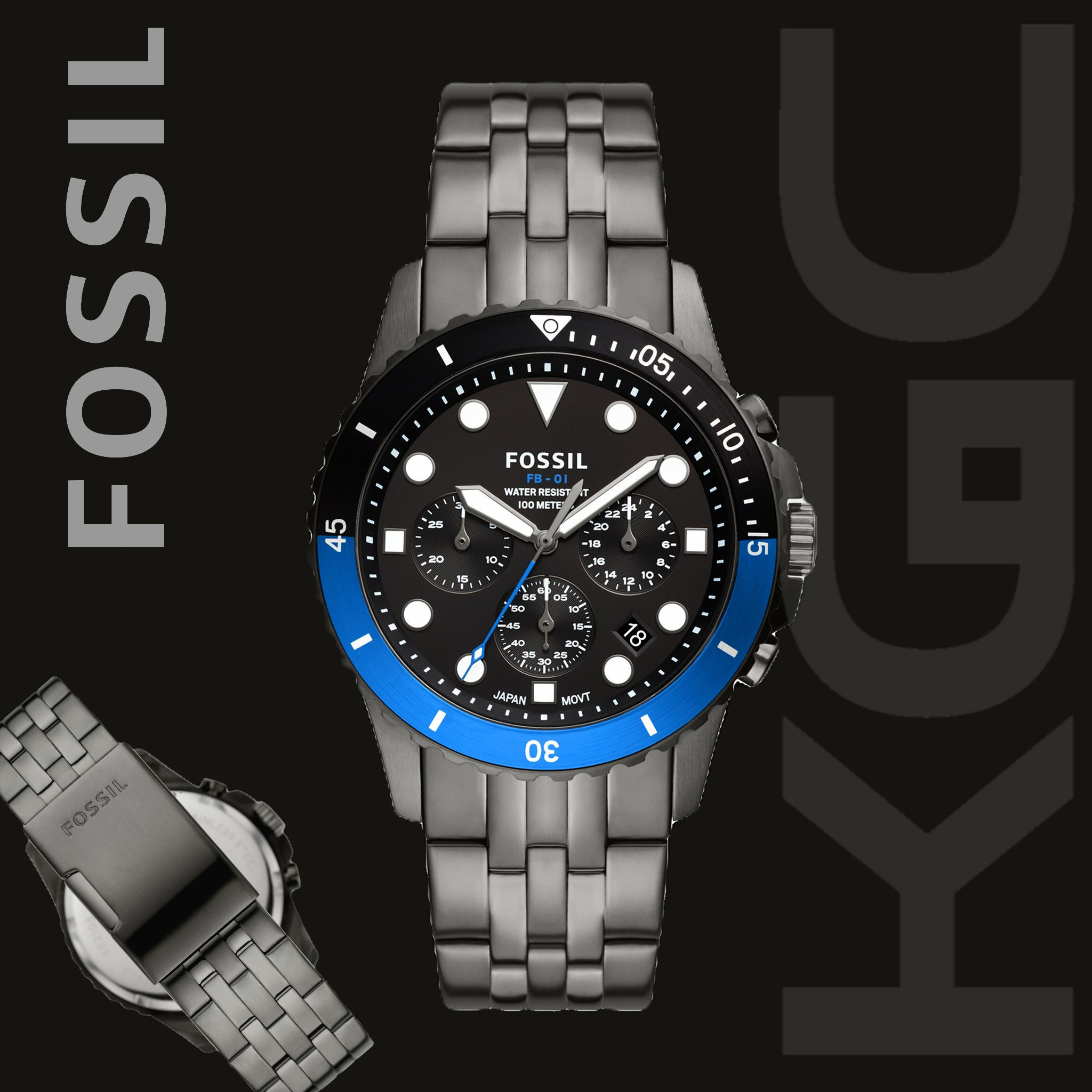 Fossil Blue Dive GMT FS5991