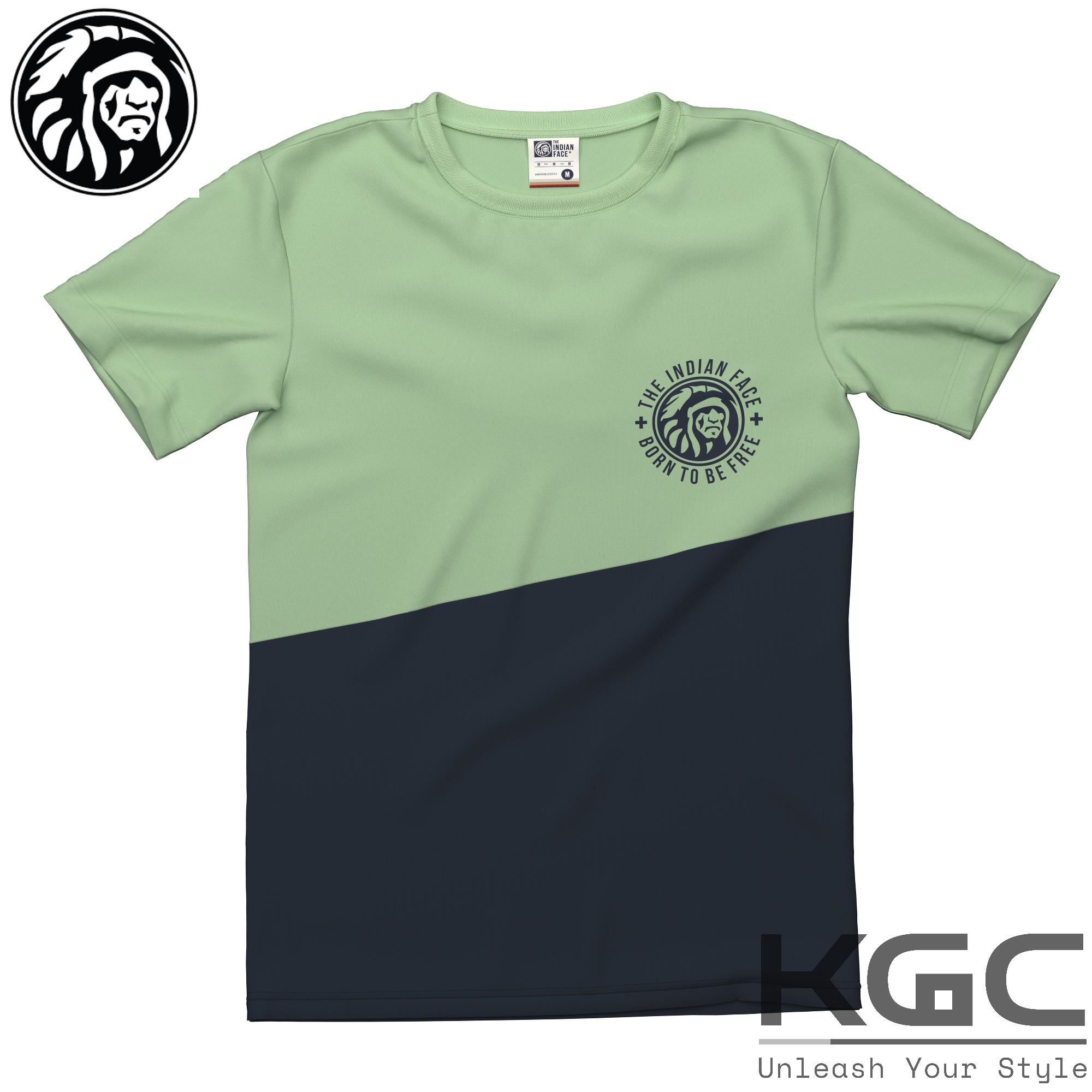 THE INDIAN FACE Maverick Green / Blue T-Shirt