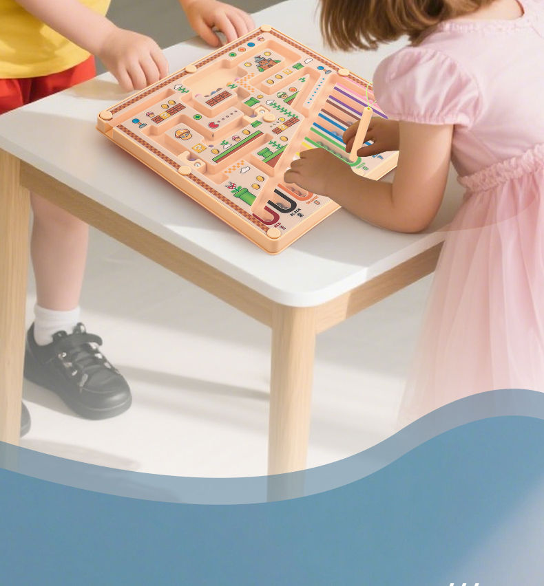Thumbnail: Children's Magnetic Maze Walking Ball Baby Concentration Training, Writing Logic