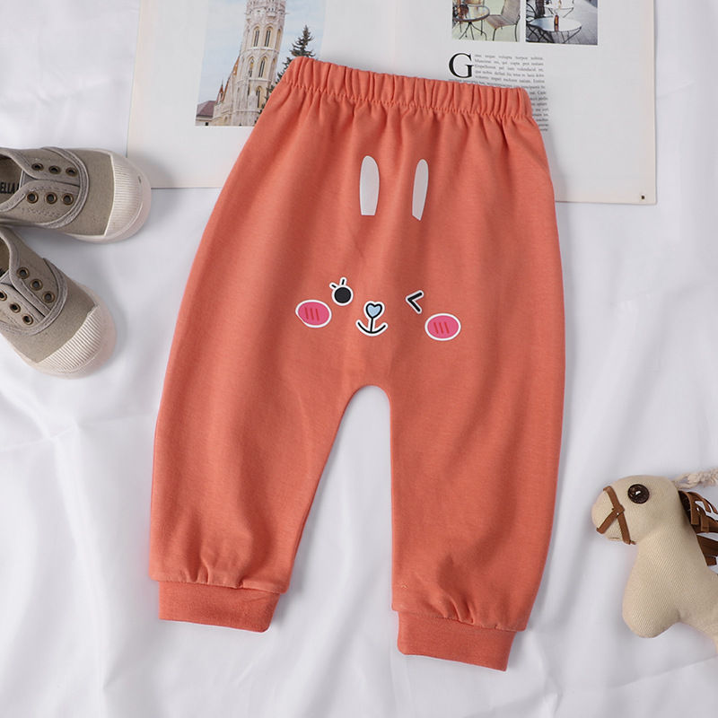 Thumbnail: Fashion Baby Pants Big PP Newborn Boys Girls Harem Pants Cotton Infant Toddler T