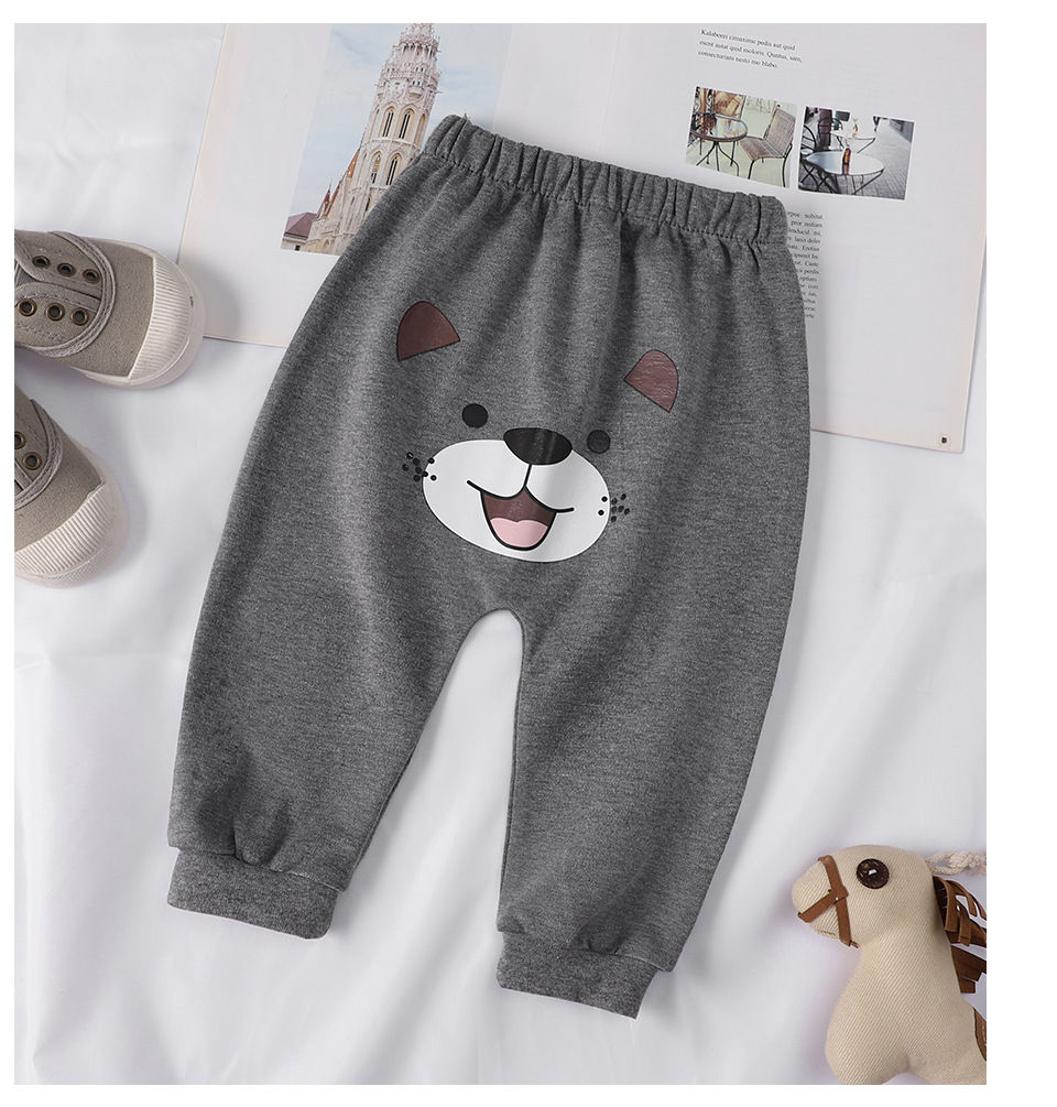 Thumbnail: Fashion Baby Pants Big PP Newborn Boys Girls Harem Pants Cotton Infant Toddler T