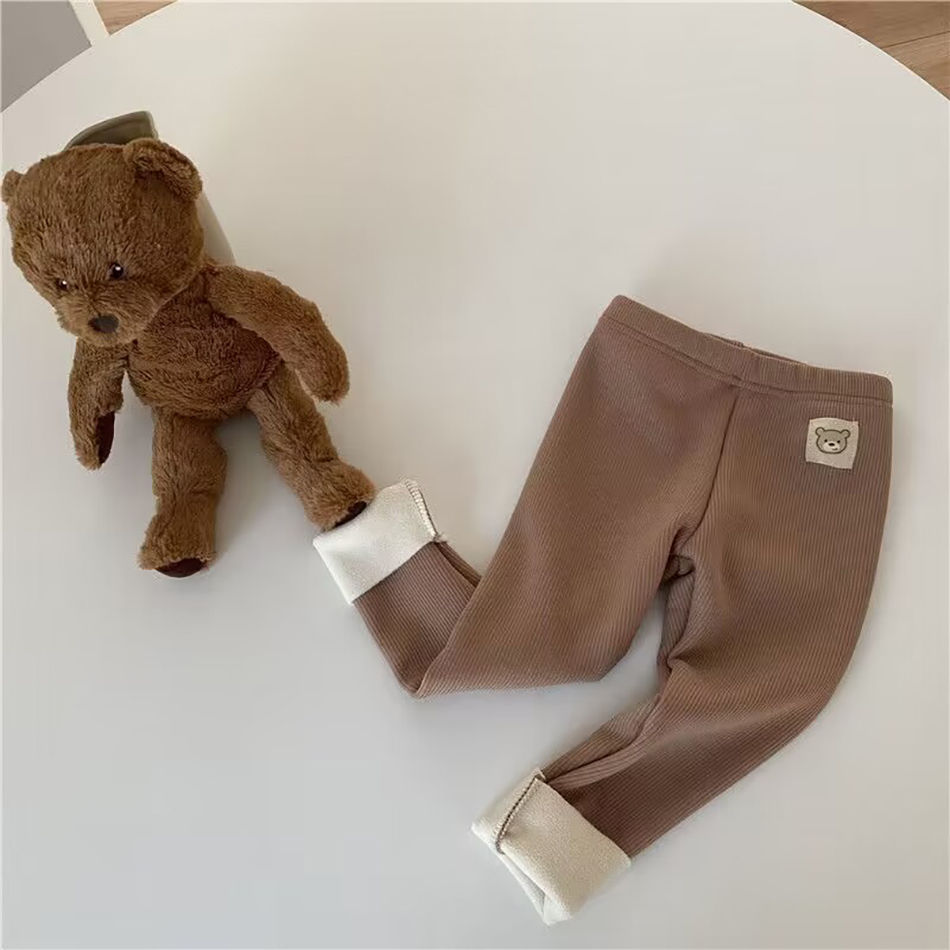 Thumbnail: Korean Autumn Winter New Children One Piece Leggings Unisex Boys Girls Baby Cold