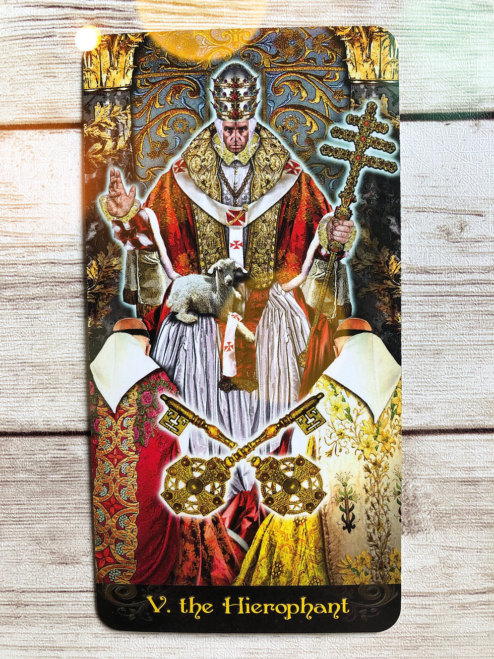 The Hierophant tarot card
