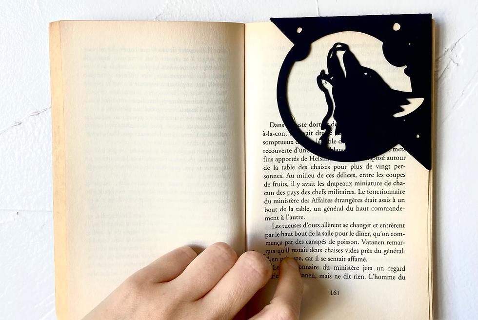 marque-page loup