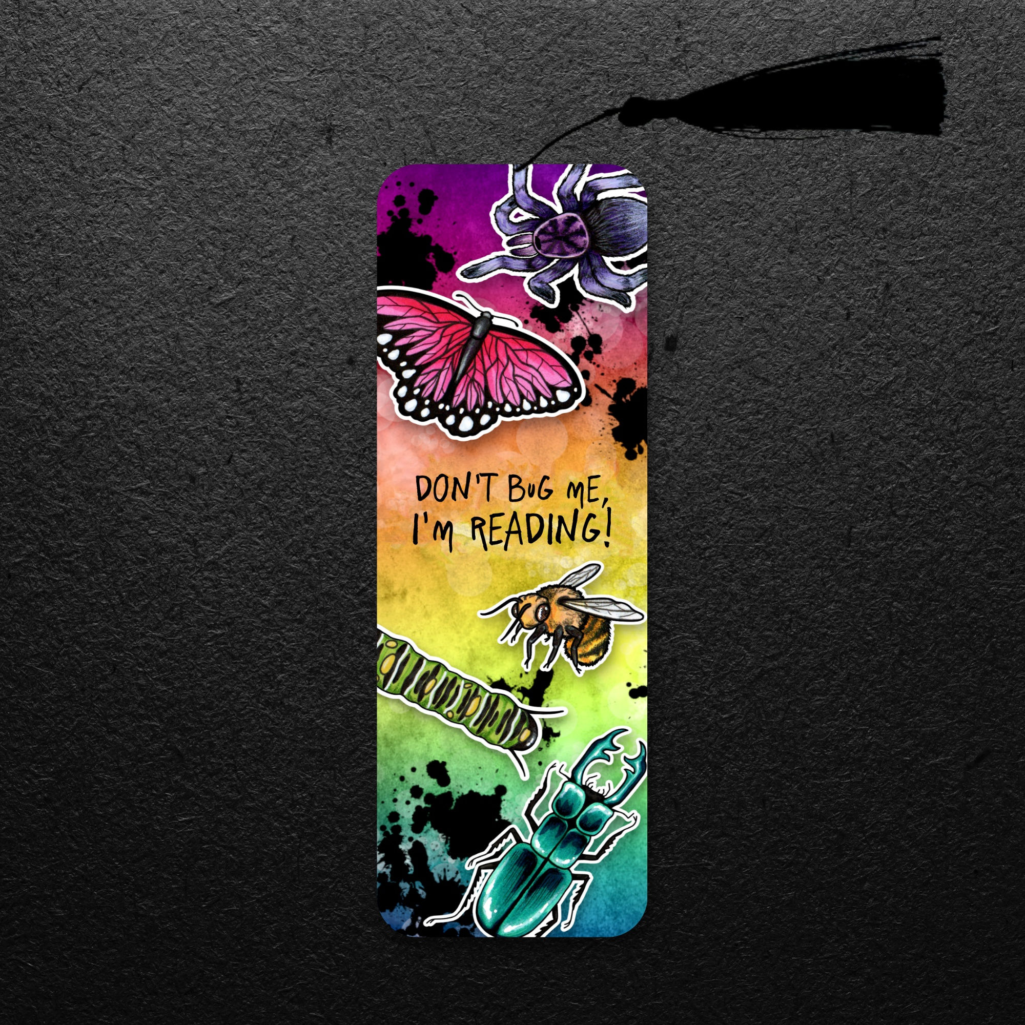 Colorful Bugs Bookmark